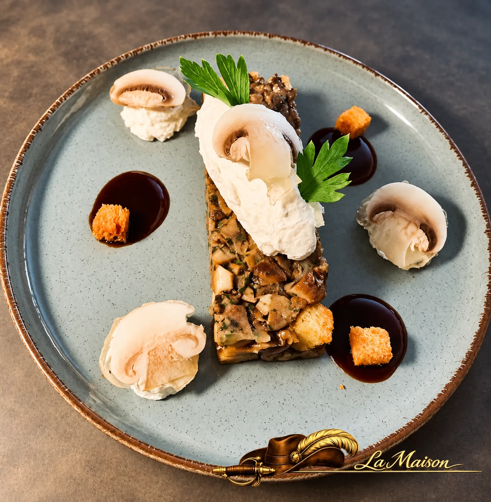 Création aux champignons de La Maison